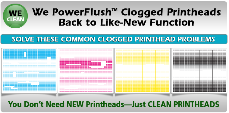 PowerFlush PrintHead Cleaning